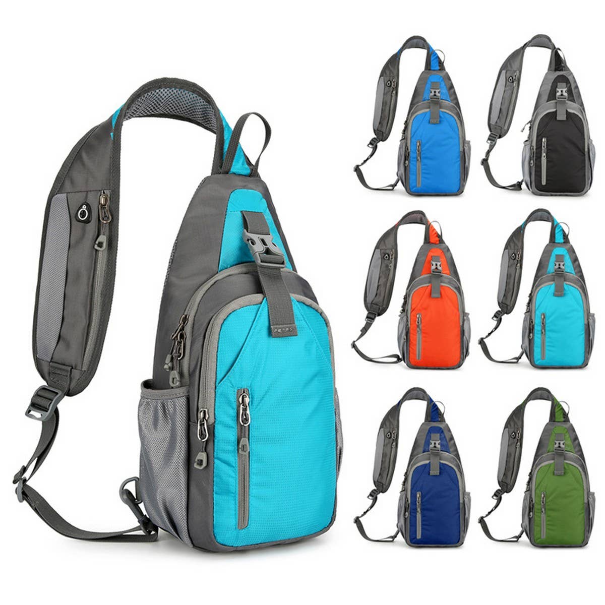 Waterproof Stylish Chest Sling Bag for Outdoors_CWAB5406