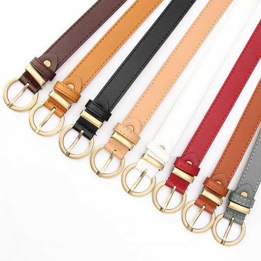 CWABE0911_VERSATILE PIN BUCKLE LEATHER BELT