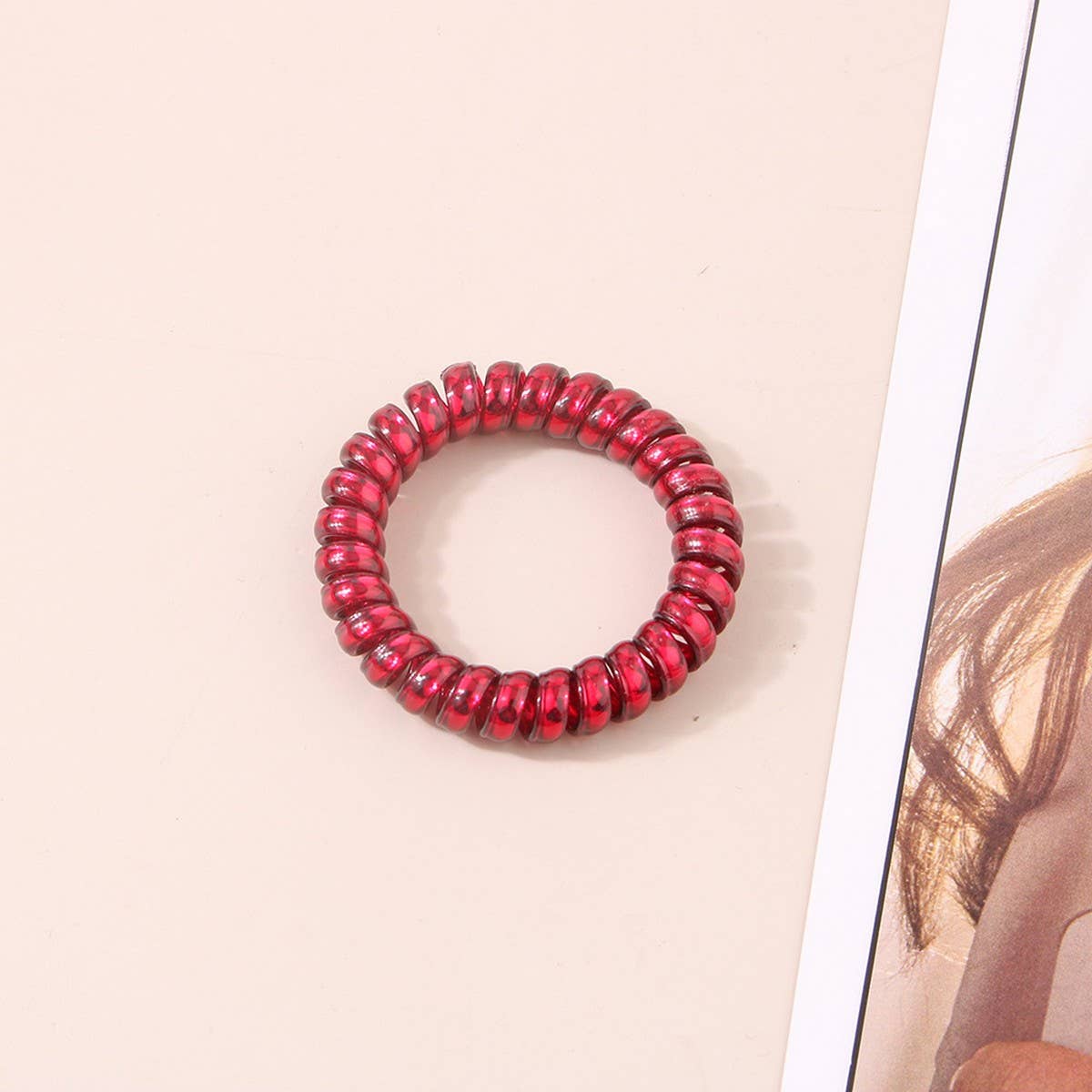 CWAHA1380_SIMPLE PHONE LINE HAIR TIE