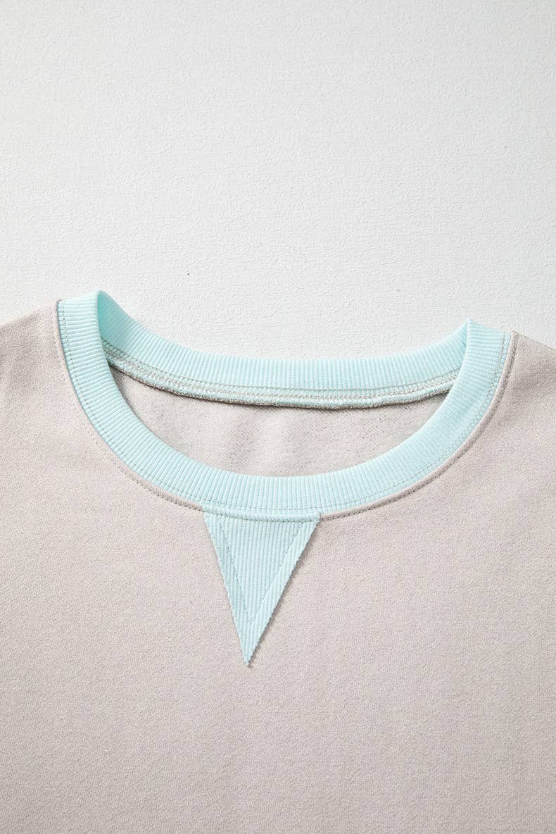 Casual,loose versatile long-sleeved knitted top