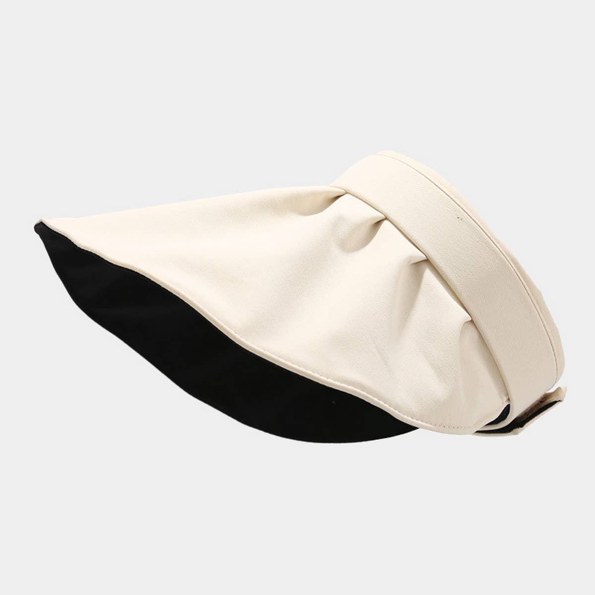 Women's Shell Visor Hat -Dual-Sided Summer Sun Hat_CWAH3305