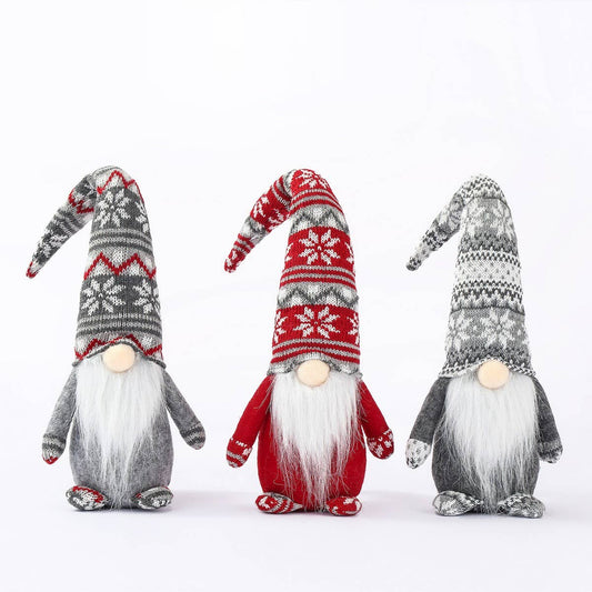 CHRISTMAS FACELESS OLD MAN WINDOW DECORATION