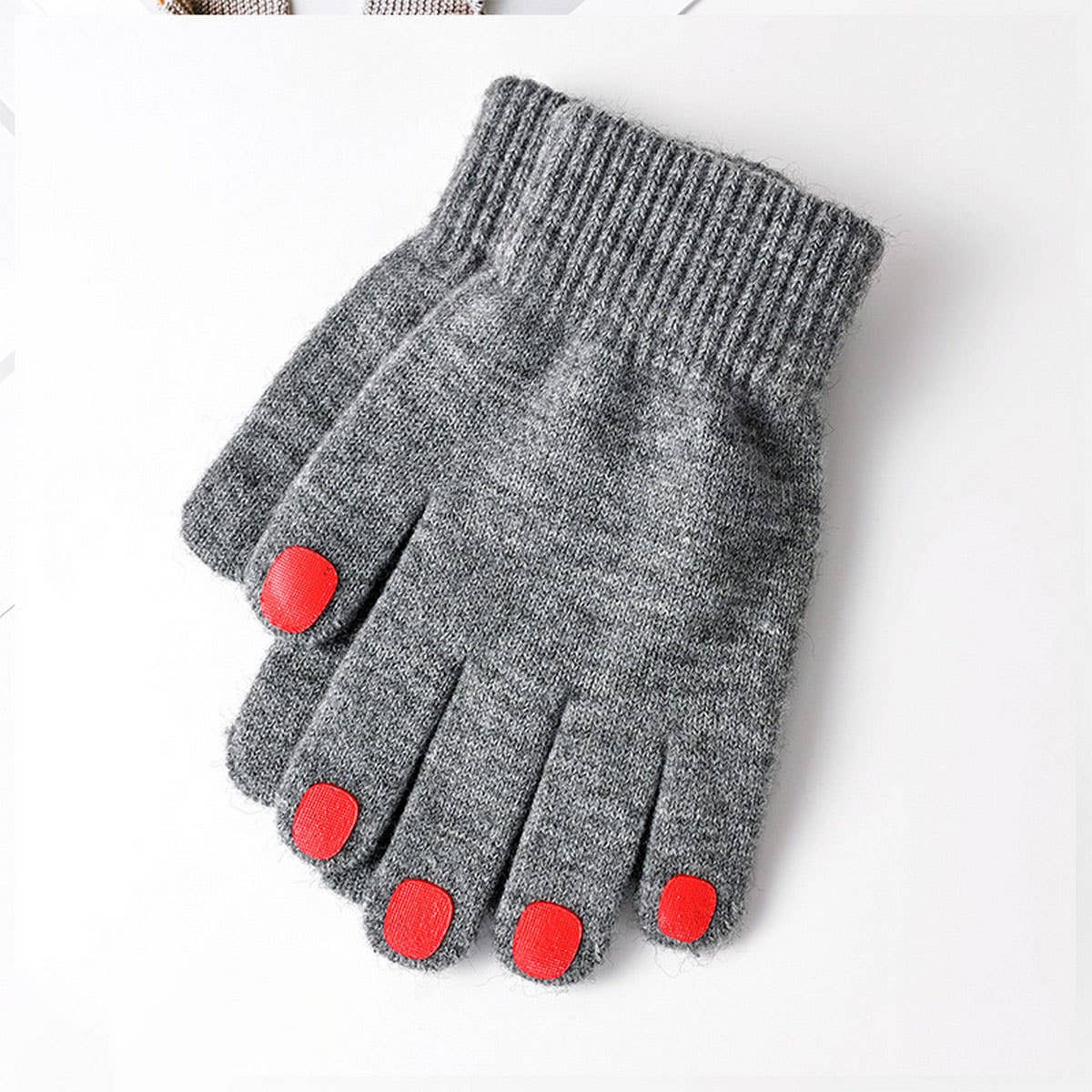 CWAG00590_WOMEN WINTER KNIT FINGERLESS DRIVING GLOVES