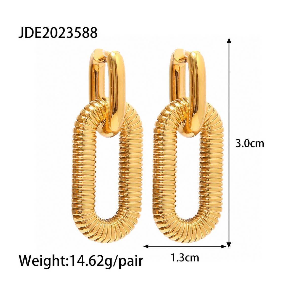 PERSONALIZED HIGH-END GOLD PIGMENT HOOP EARRINGS_CWMM2350