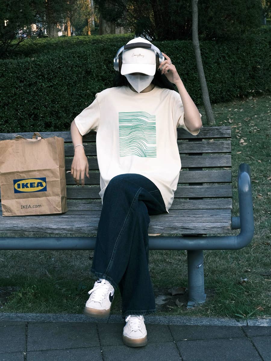 CWTTS0933_PERSONALIZED PRINT LOOSE CREW NECK T SHIRT