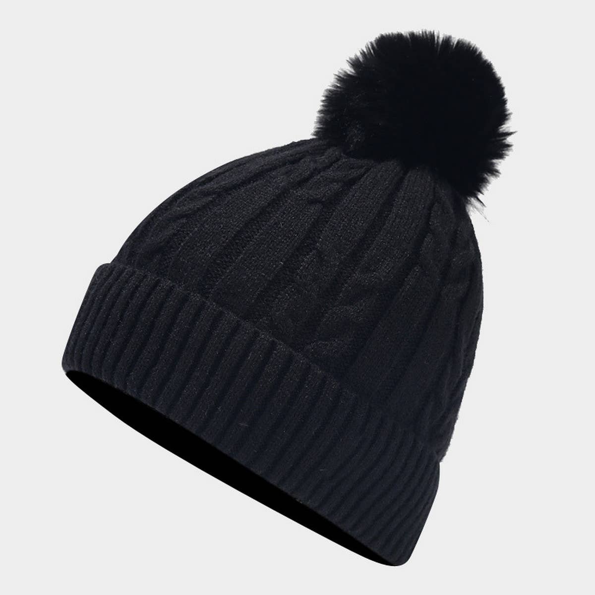 2024 NEW STYLE POM POM KNITTED HAT_CWAH1611