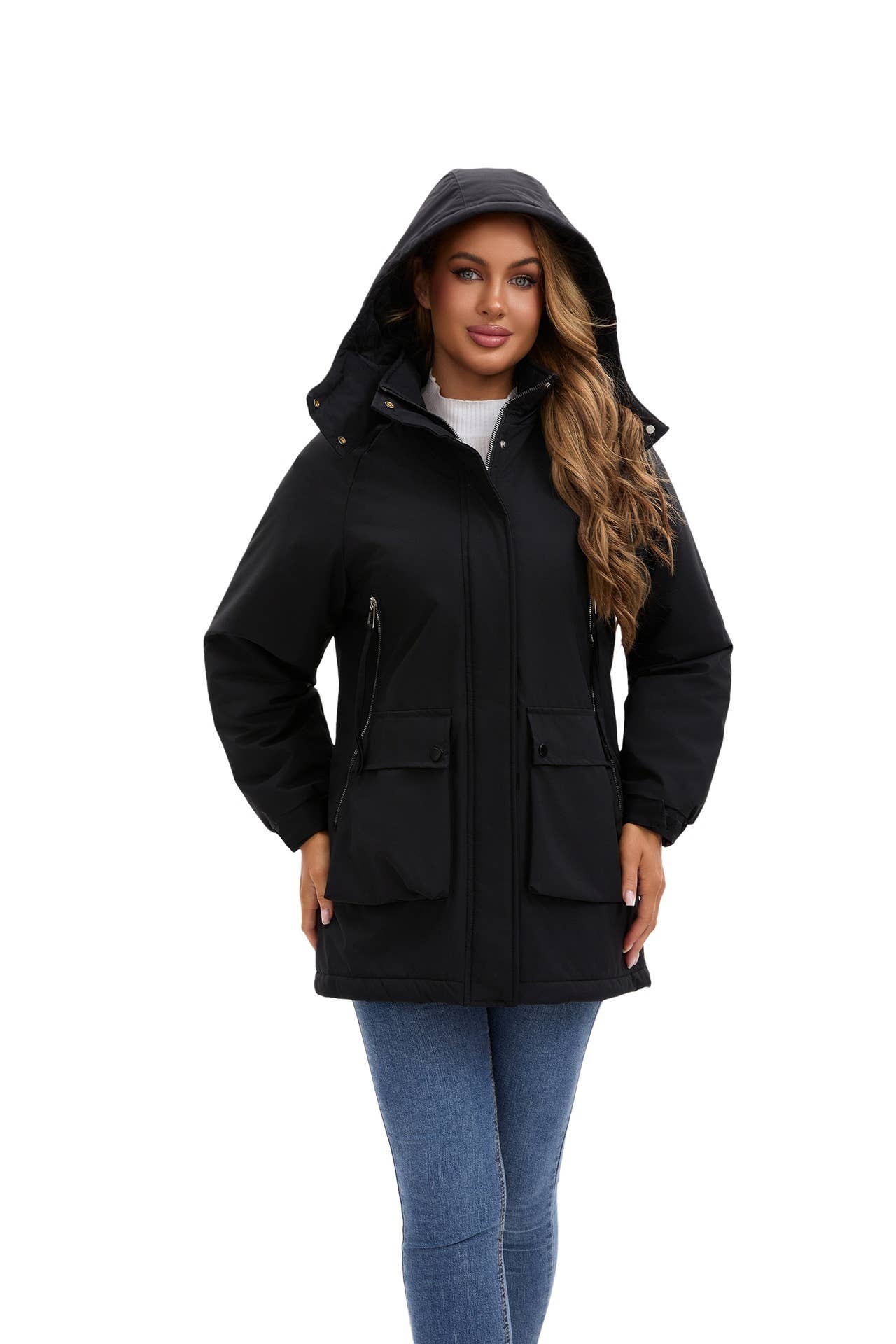 Detachable cap with fleece jacket