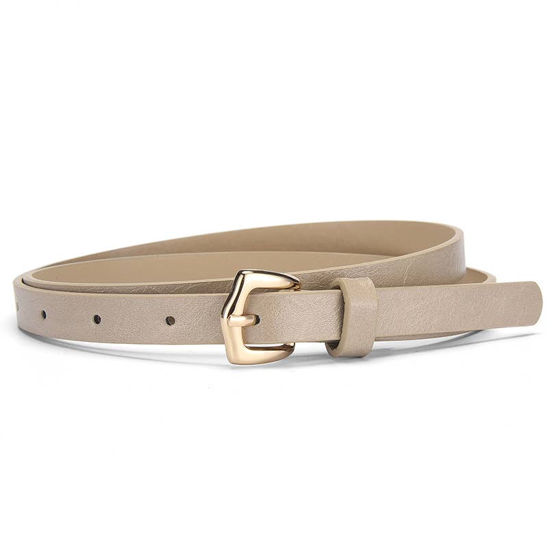 Minimalist belt with sense of fashion and luxury