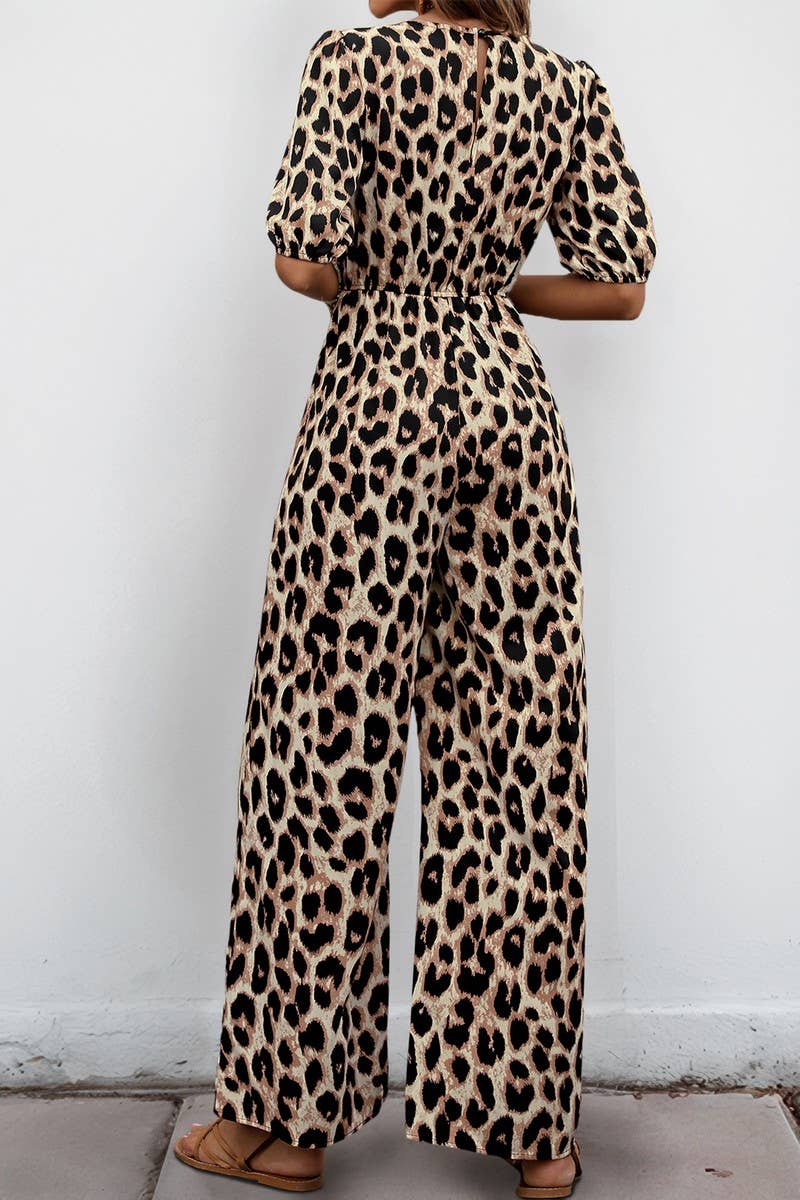CWSJS1271_LACE-UP HIGH WAIST LEOPARD PRINT JUMPSUIT