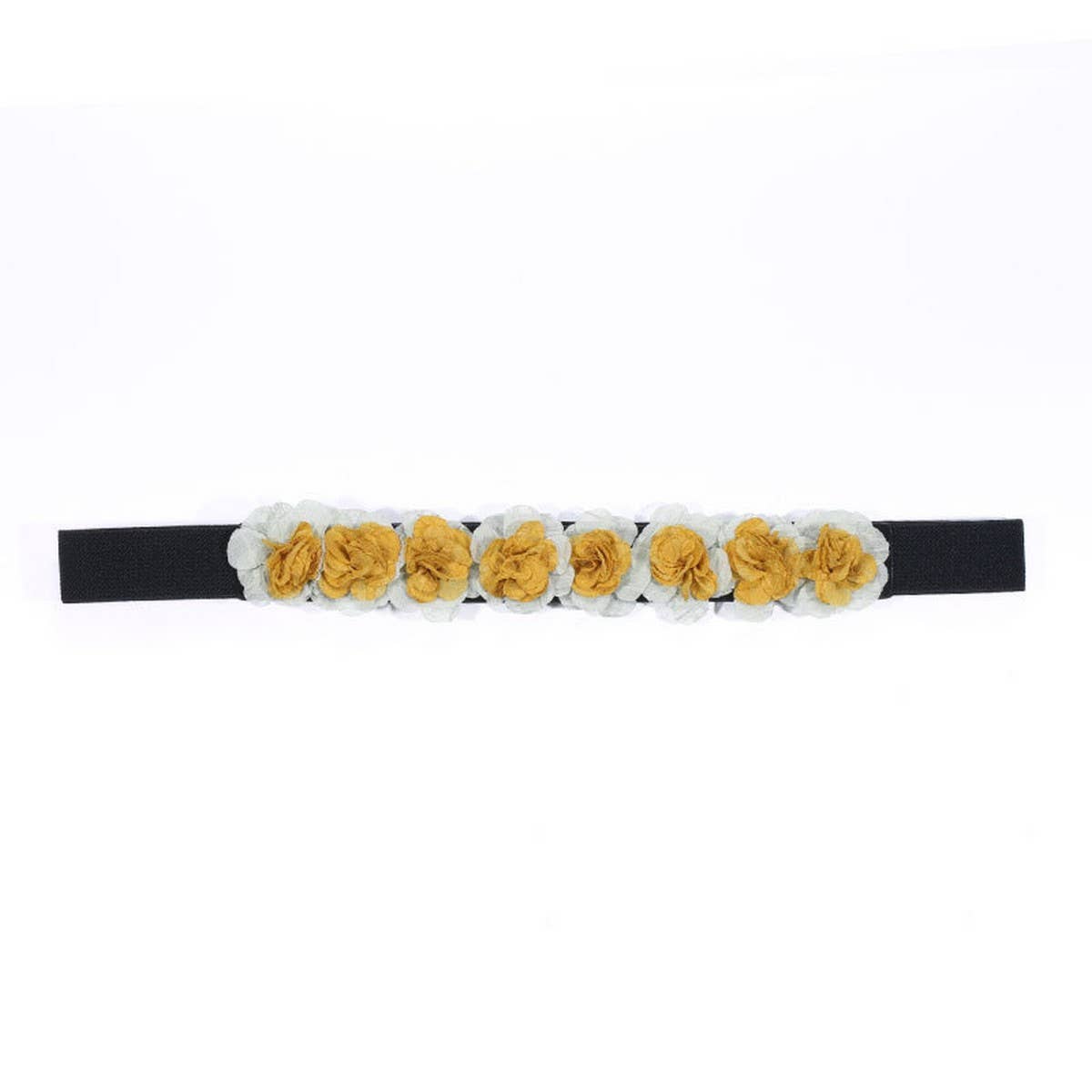 Floral Elastic Waist Belt  Stylish Cincher