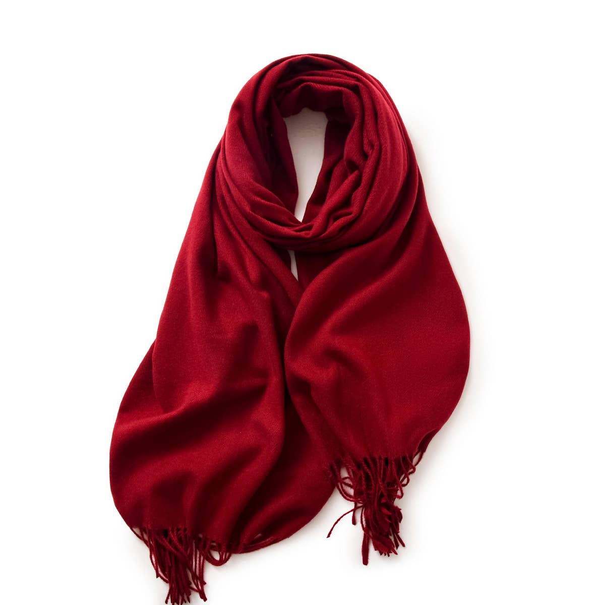 Winter Scarf Shawl - Soft Warm Fringe Design