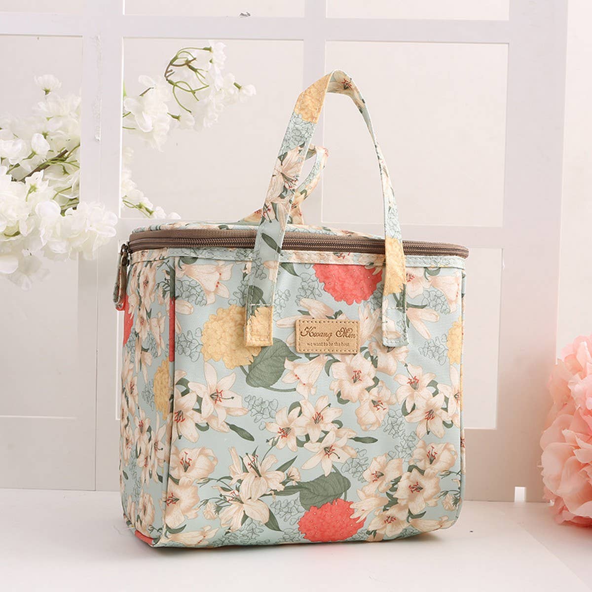 WATERPROOF CANVAS PORTABLE INSULATION BAG BENTO BAG_CWAB1720