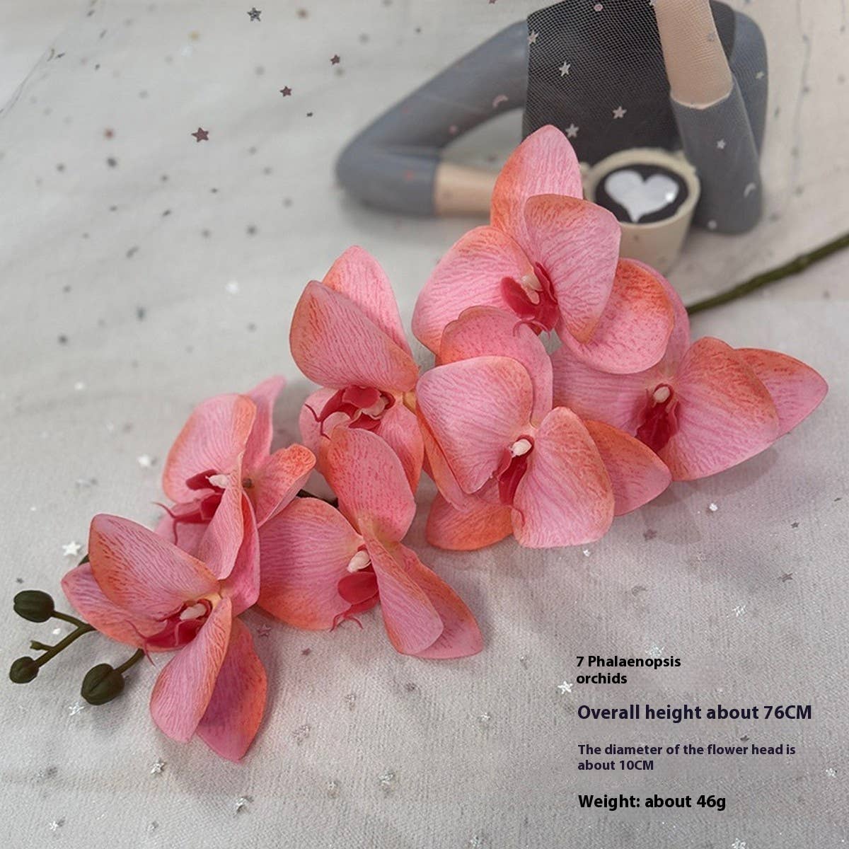 Moisture 7-Head Phalaenopsis Orchid Wedding Decor