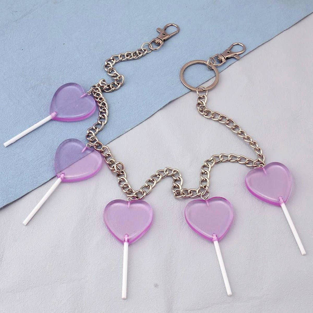 COLORED LOLLIPOP PENDANT PANTS CHAIN
