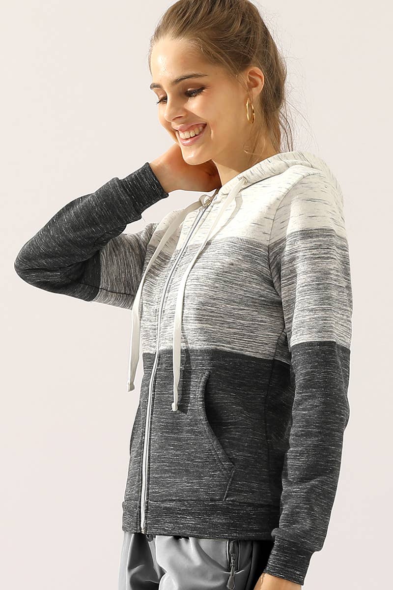 AWOHOL194_Lightweight Thin Zip-Up Hoodie Jacket