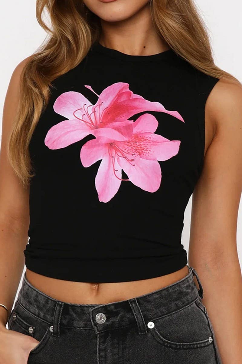 CWTDSSL0016_SPRING AND SUMMER SEXY HOT GIRL PRINTED VEST