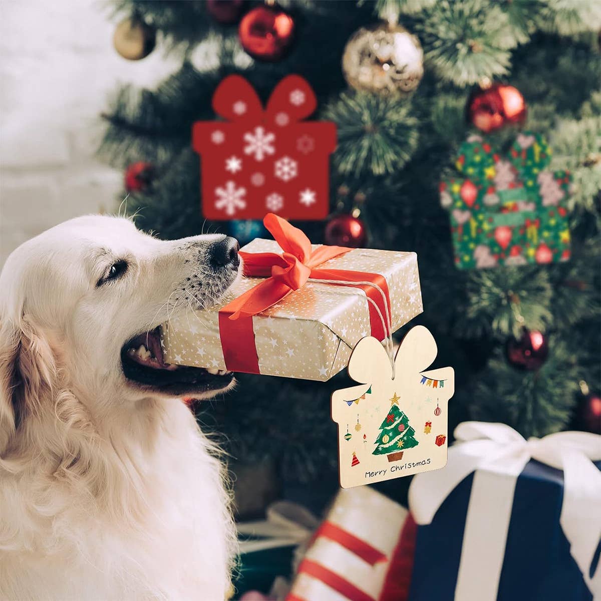 CWASC2678_HOLIDAY CREATIVE WOOD CHIP HAND-PAINTED DIY CRAFTS