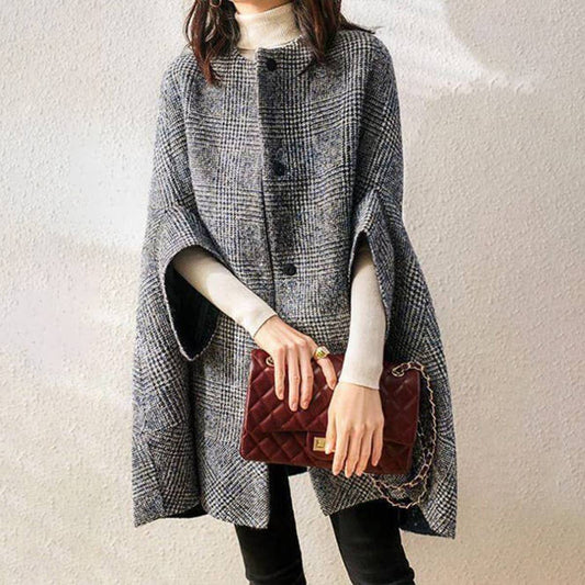 CARDIGAN CREW NECK WITH THREE-QUARTER SLEEVES