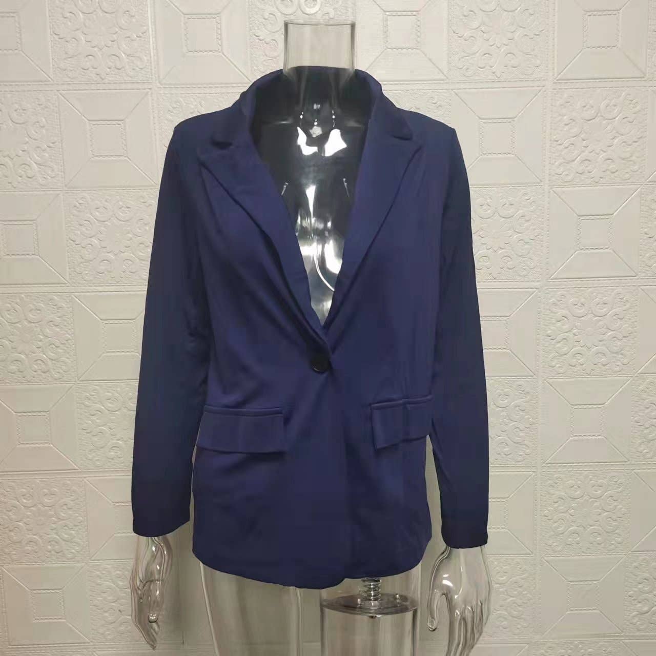 Chic Lapel Blazer and Pants Set for Women