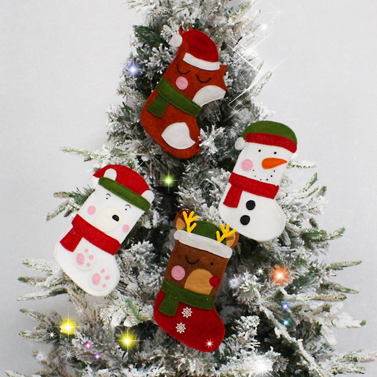 CHRISTMAS ORNAMENTS FOR CANDY BAGS AND SOCKS