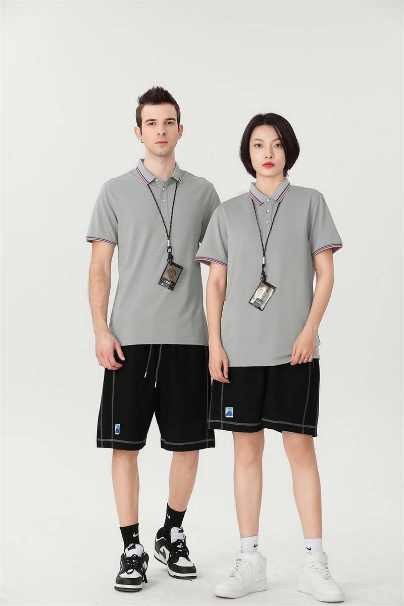 CWTBLS02417_ICE SILK COTTON SHORT SLEEVE POLO SHIRT