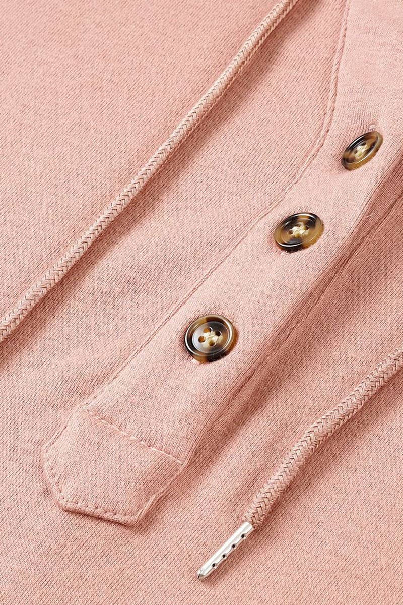 CWOHOL0615_CASUAL LOOSE SOLID COLOR HOODIE SWEATSHIRT