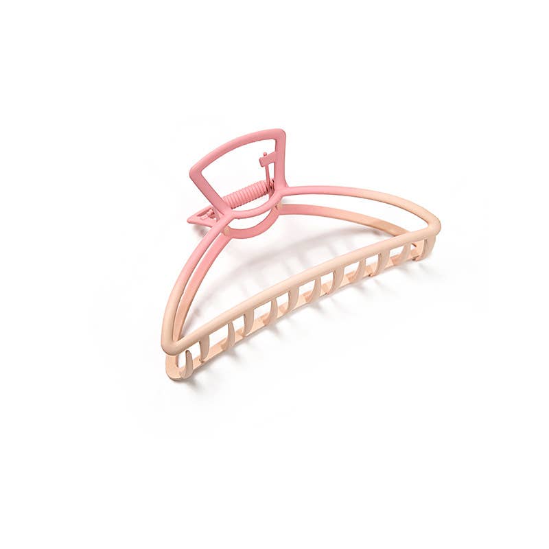 Fresh hollow and simple geometric hair clips