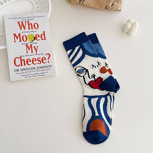 CWMS02728_WOMEN CREW SOCKS BREATHABLE SWEAT ABSORB