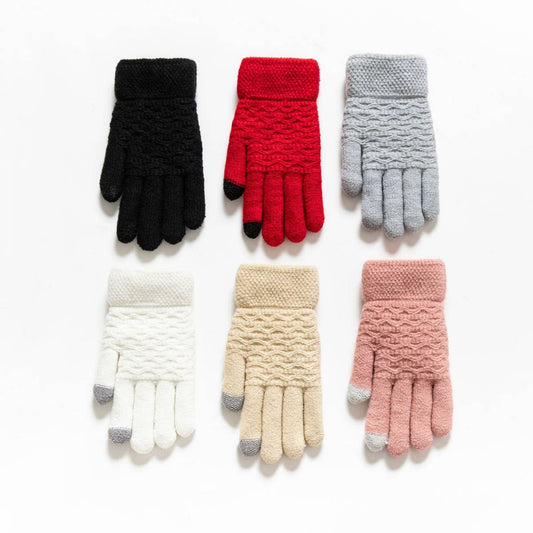 CWAG00555_WINTER KNIT THERMAL SKI CYCLING GLOVES