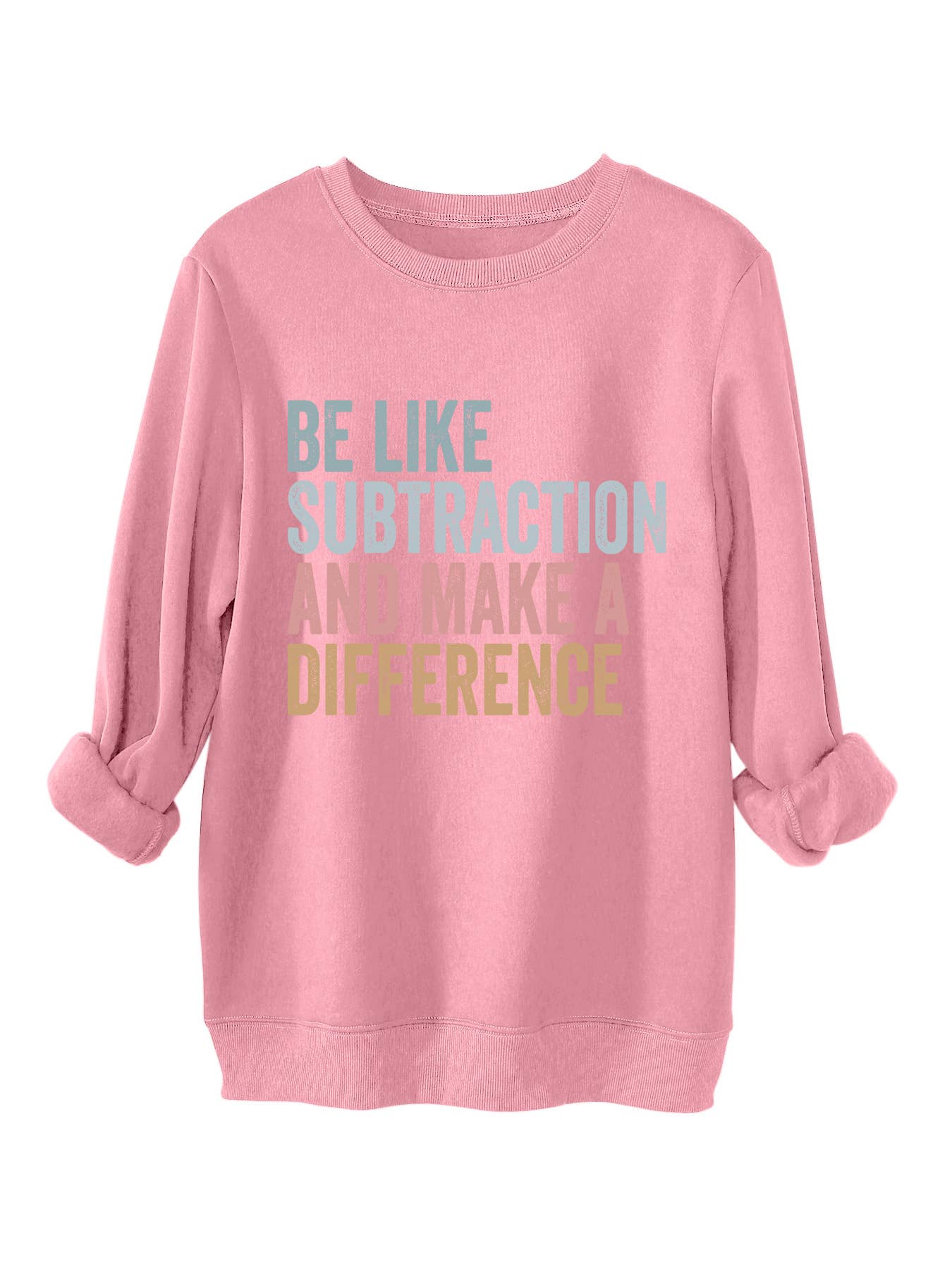 Be like subtraction printed thickened hoodie