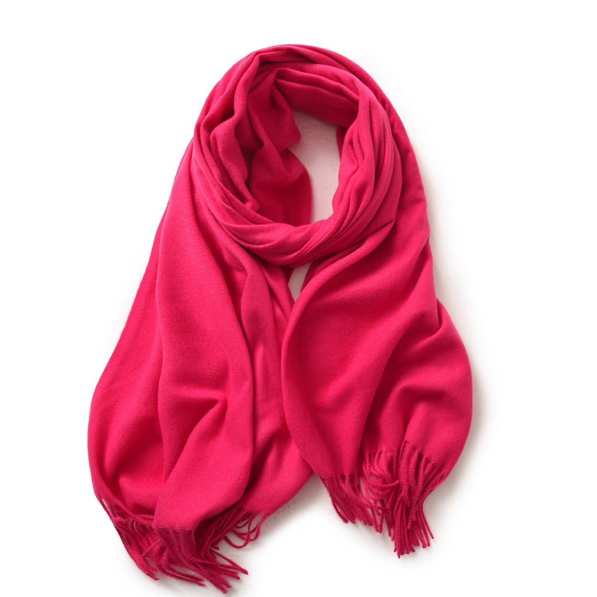 Winter Scarf Shawl - Soft Warm Fringe Design