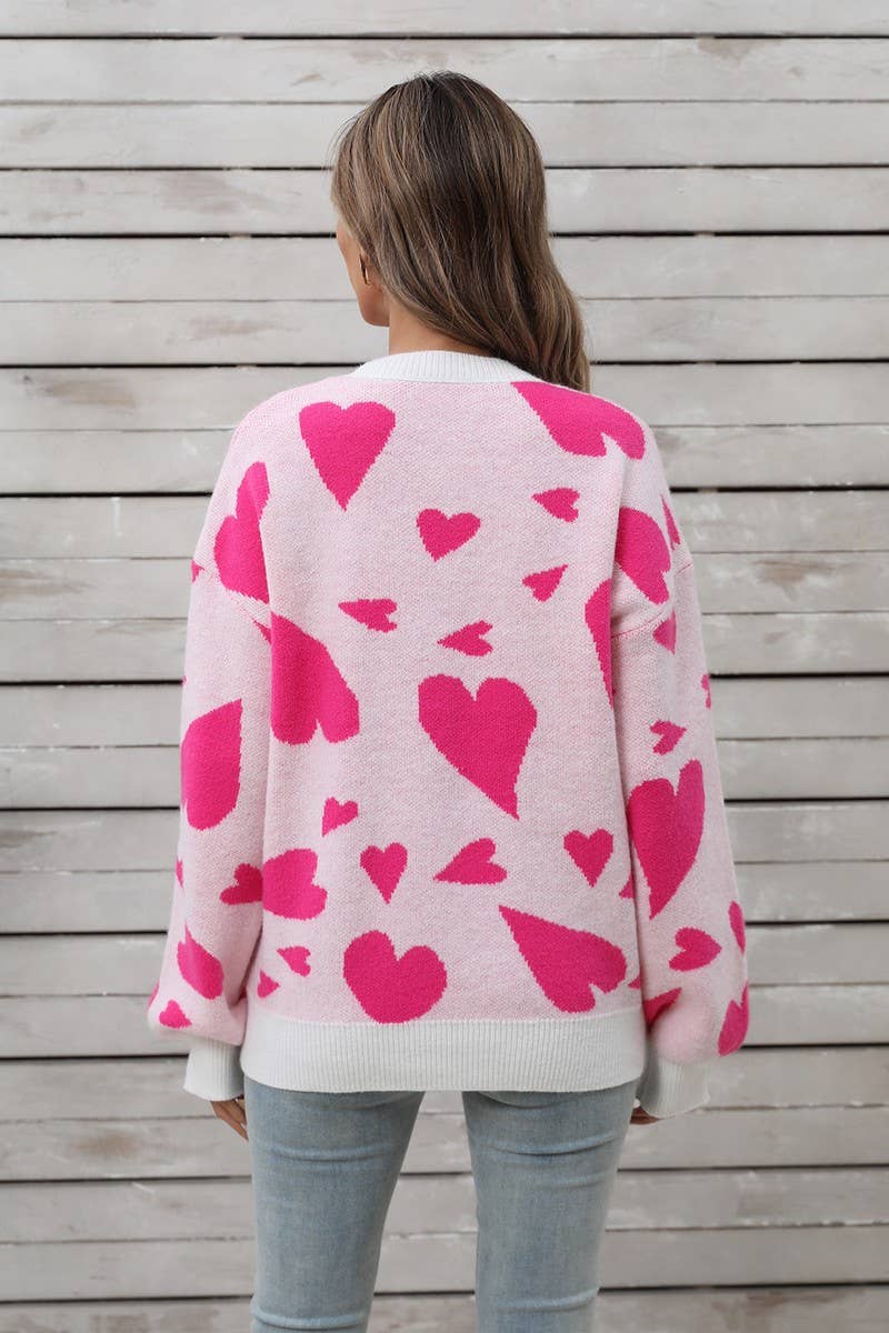 CWOSWL5779_LONG SLEEVE VALENTINE'S DAY HEART SWEATER