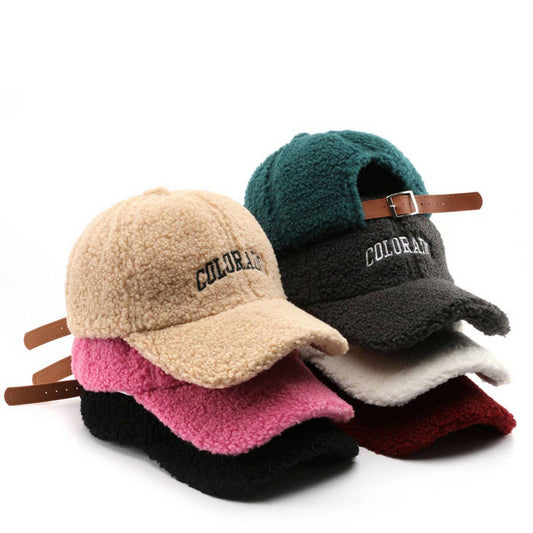 Autumn Winter Retro Embroidered Baseball Cap_CWAH2167