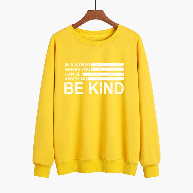 Basic monogrammed round neck hoodie