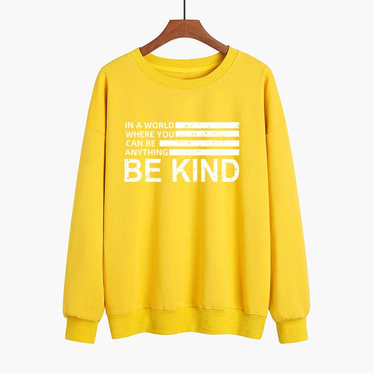 Basic monogrammed round neck hoodie