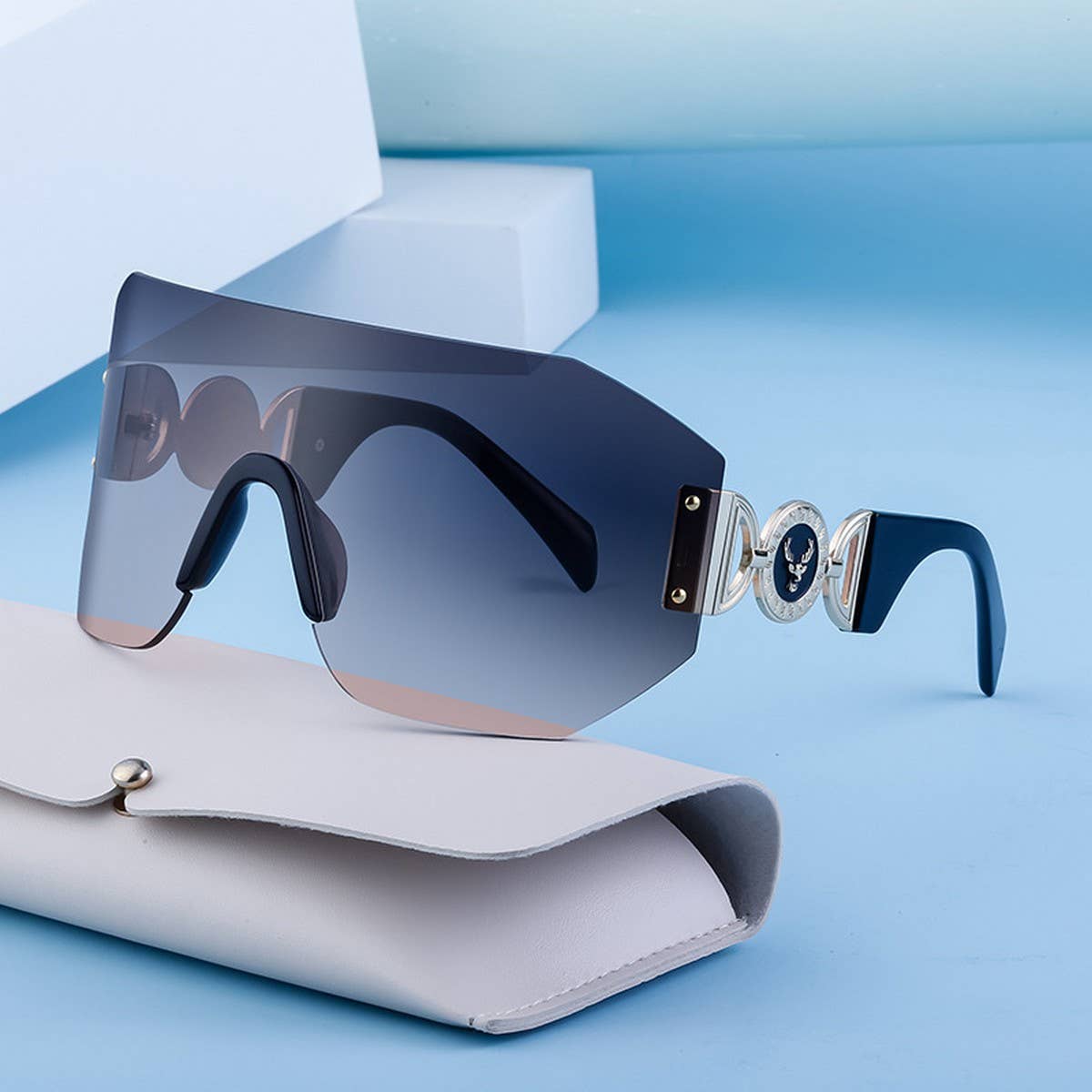 LARGE FRAME CYCLING WINDPROOF INTEGRATEDSUNGLASSES