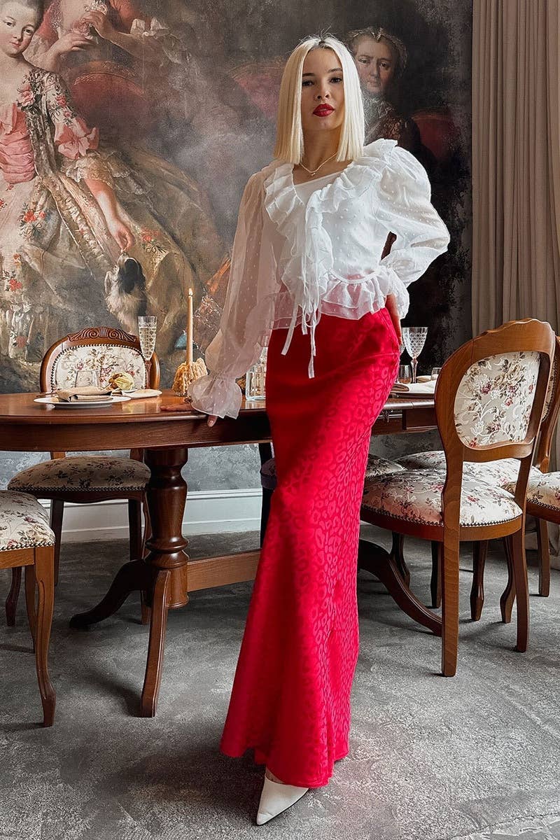 CWBMS0189_AUTUMN JACQUARD LEOPARD WRAP HIP SKIRT