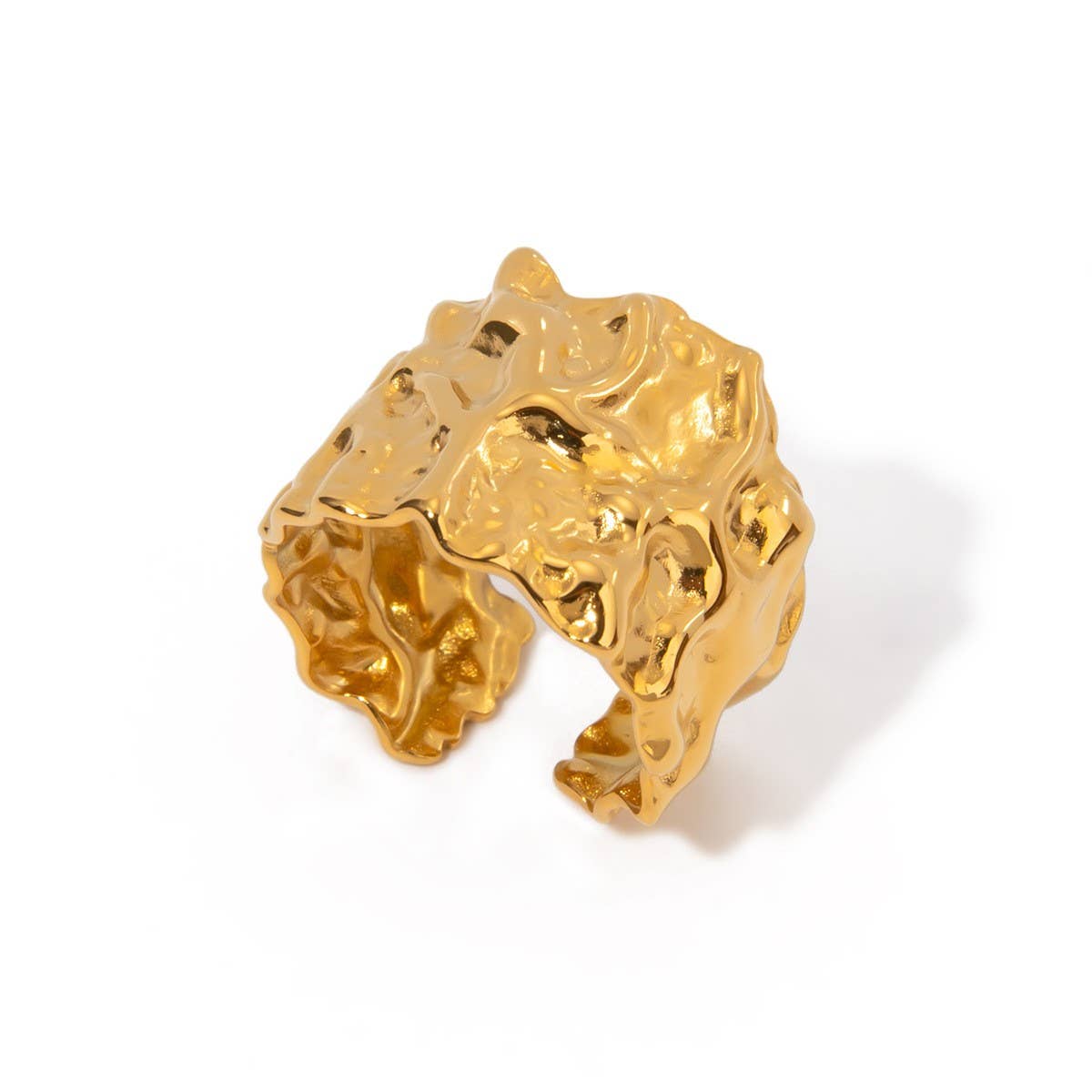 TEMPERAMENT IRREGULAR WIDE OPEN RING