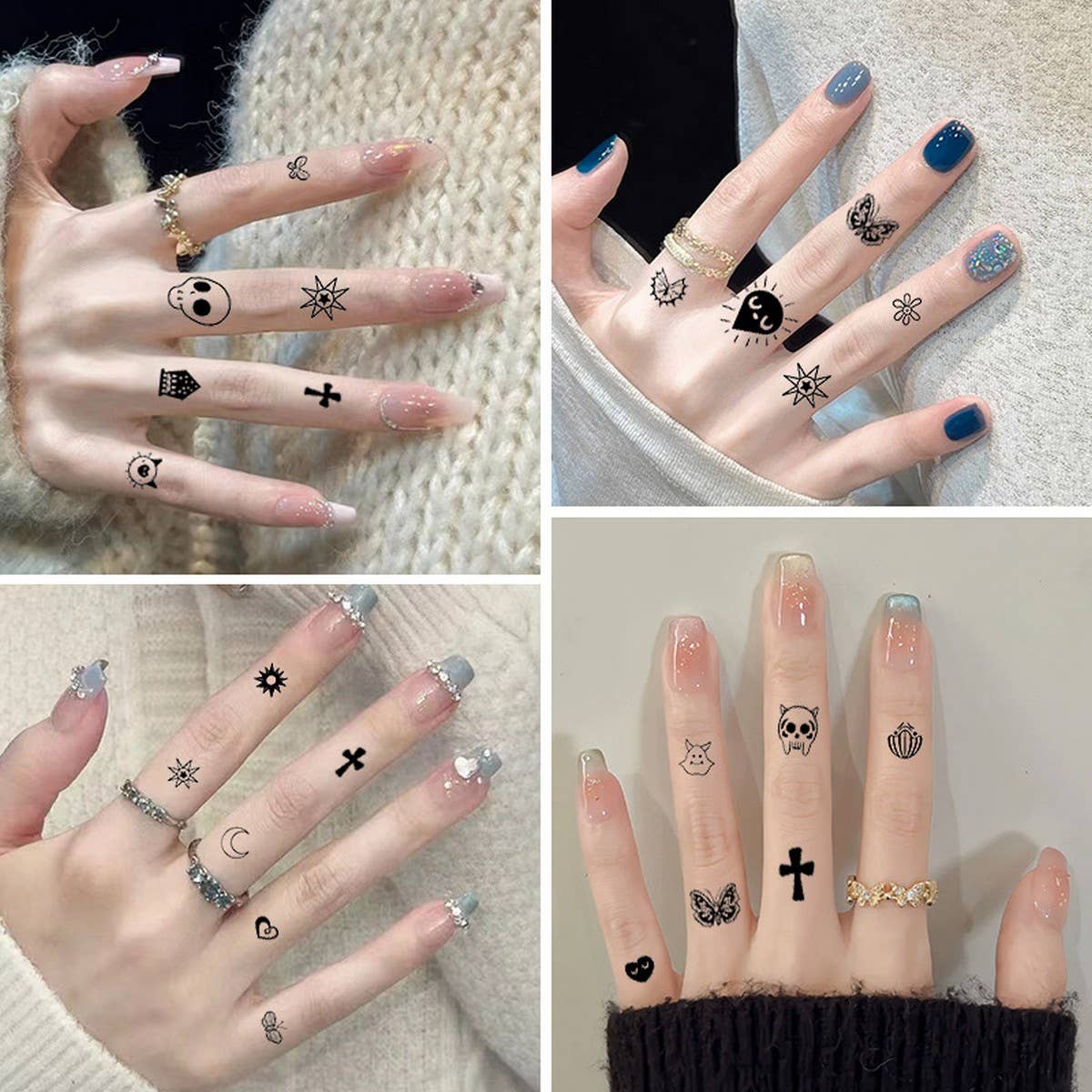 Black Butterfly Tattoo Stickers ??Chic & Sexy_CWMM8228