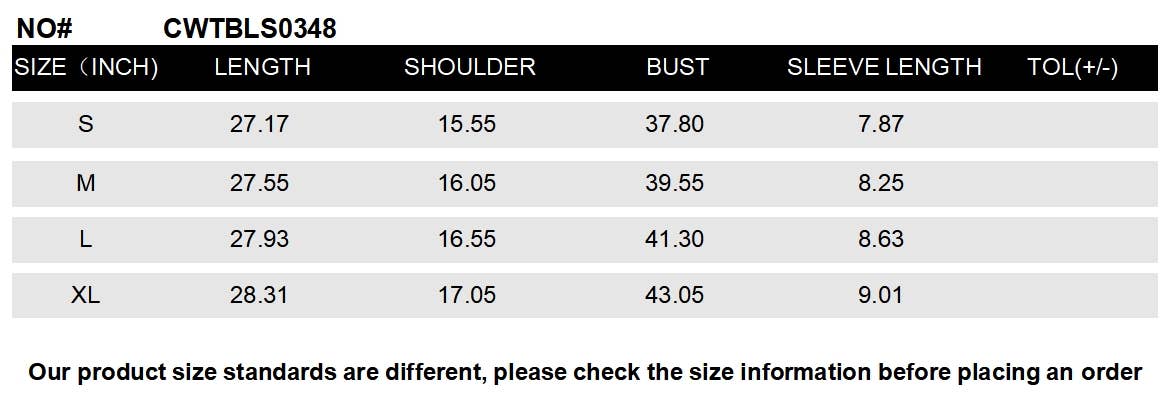 CWTBLS0348_V-Neck Short Sleeve Print Top