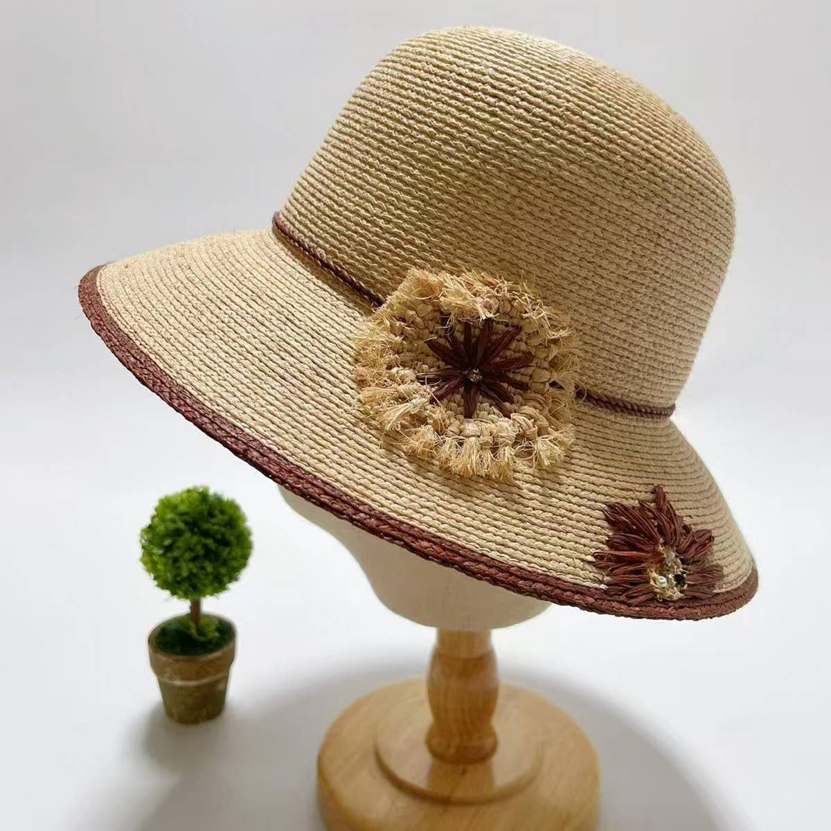 New summer classic sunflower sun hat_CWAH3578