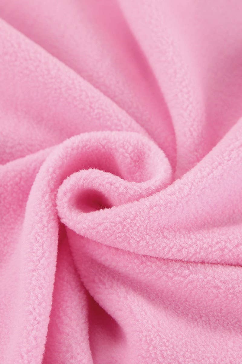 CWTBLL3341_SOLID COLOR ZIP-NECK LONG-SLEEVED SWEATSHIRT