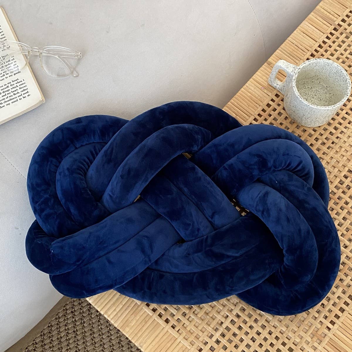 FRIED DOUGH TWISTS PLUSH PILLOW CUSHION