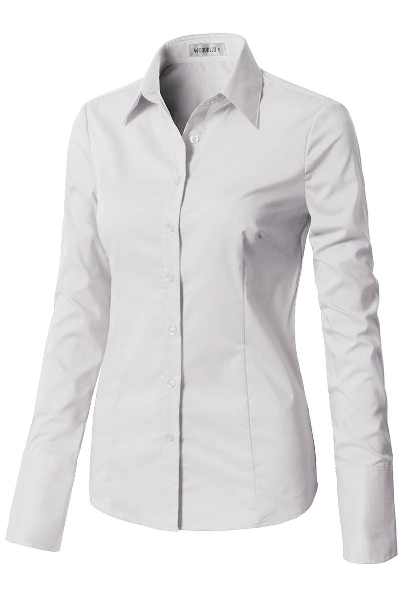 CWTDSL028_Button Down Long Sleeve Collared Shirts