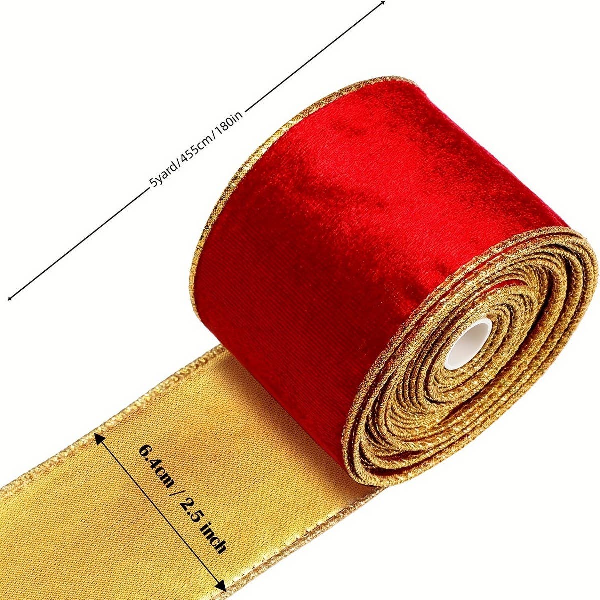 CWMM10209_CHRISTMAS RIBBON SET SOLID COLOR GIFT WRAP