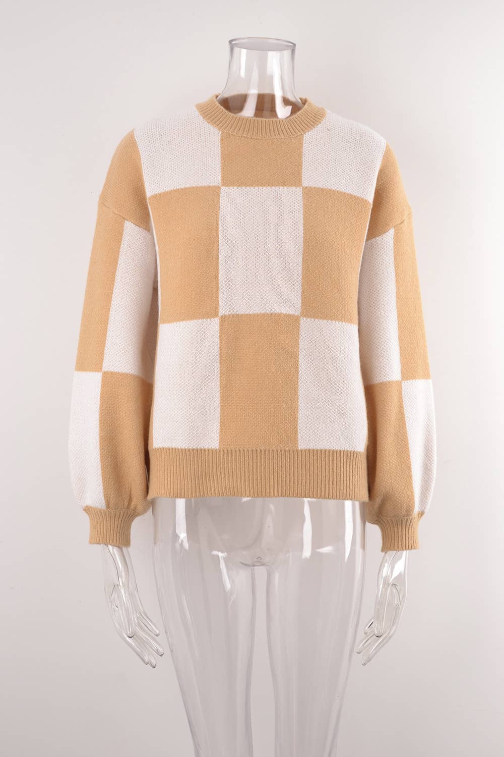 CREW-NECK KNIT PULLOVER STRIPED STYLE KNIT