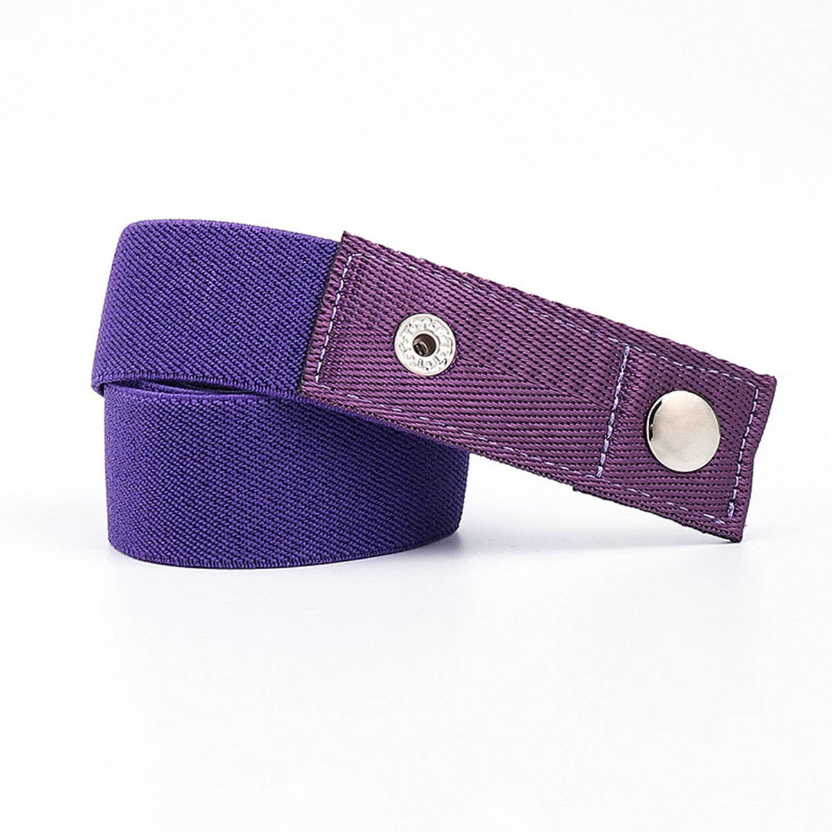 SEAMLESS WOVEN BUCKLELESS ELASTIC CANVAS BELT_CWABE0673