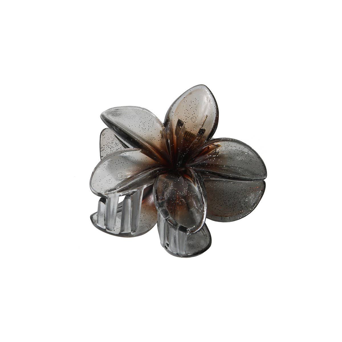 Holiday Large Glitter Egg Flower Hair Claw Clip