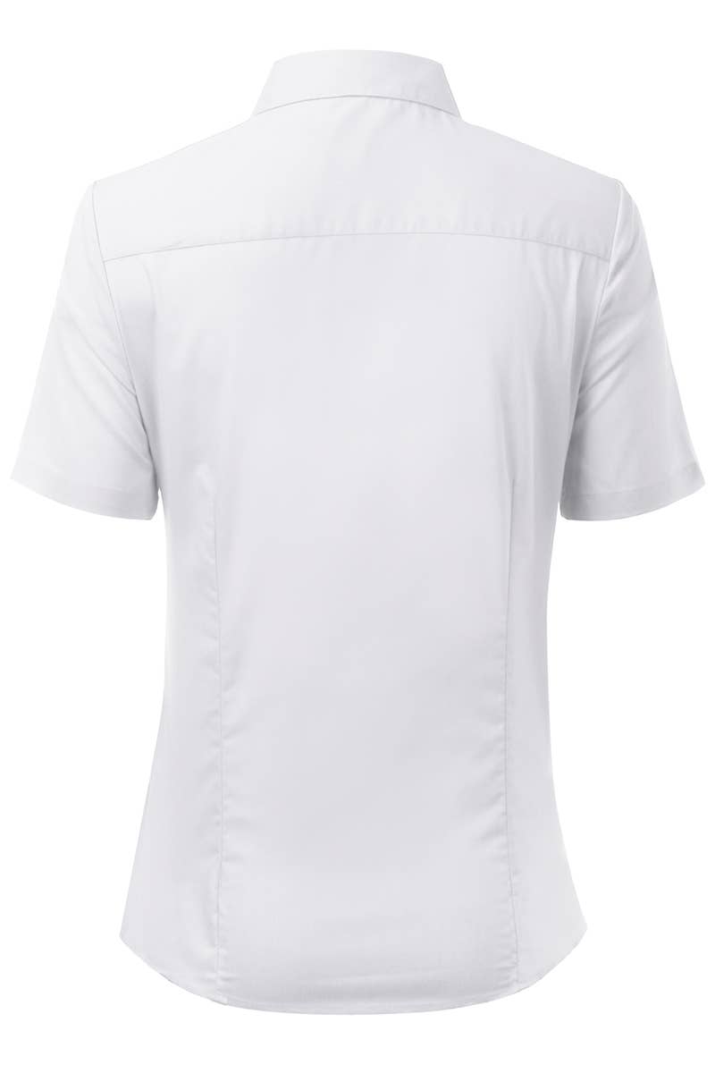 CWTSTS118-P_Slim Classic Short Sleeve Bttn Down Collar Shirt