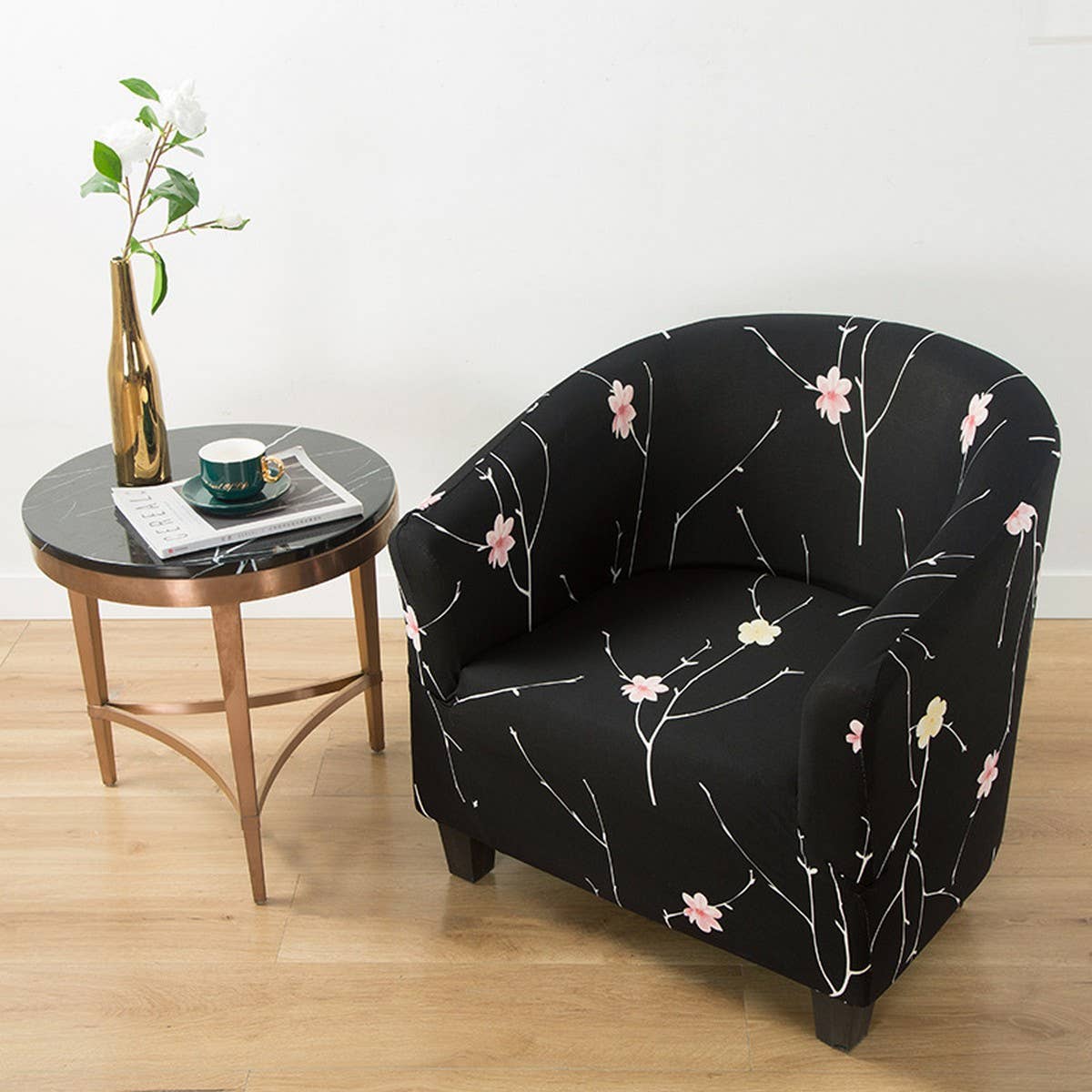 Single Sofa Chair Cover, Small Round Fit_CWMM8319
